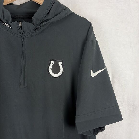 Nike NFL Indianapolis Colts Player Issue Woven SS Training Top Sz XL DZ7178 NWOT - Picture 2 of 6